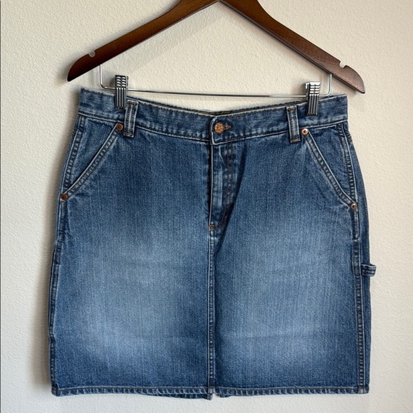 OshKosh Denim Carpernter Jean Skirt Size 10 - Picture 1 of 4